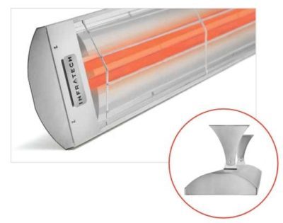 Infratech CD series outdoor heaters with mount