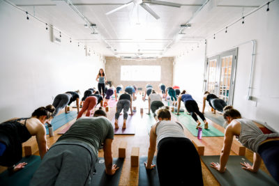 Yoga heating with panels