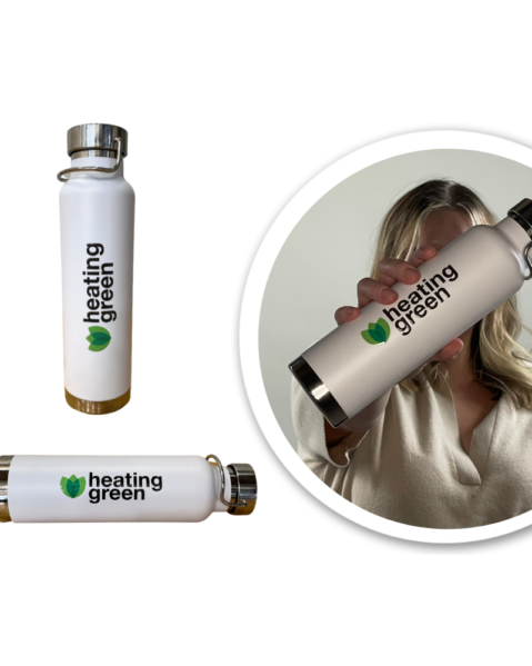 Heating Green 22oz. Water Bottle