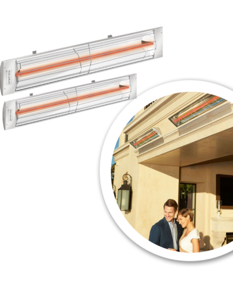 Infratech C-Series - minimal and modern - stainless steel