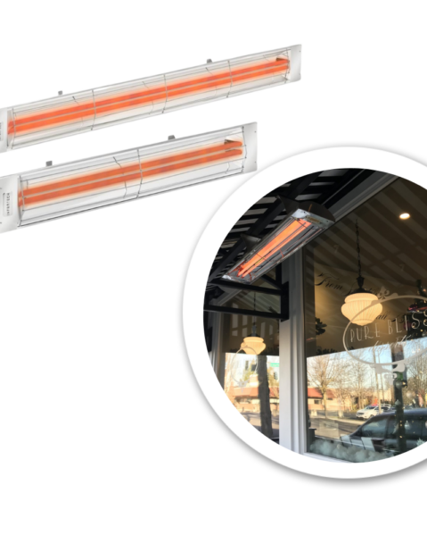 Infratech CD-Series - powerful and contemporary - stainless steel