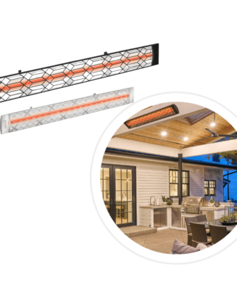 Infratech Motif Collection - laser cut decorative fascia's for the Infratech C and CD Series heaters.