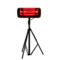 Heliosa 66 Black Heater and Tripod Stand Package