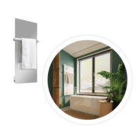 VERSA Infrared Bathroom Mirror Heater - wall mount