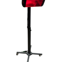 Heliosa 66 Black Heater and Rolling Stand Package